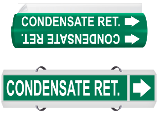 Condensate Ret. High Performance Wrap Around & Strap On Pipe Marker