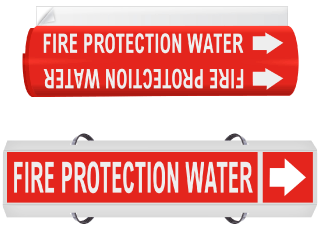 High Performance Fire Protection Water Pipe Marker