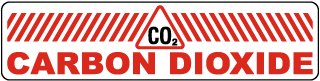 Carbon Dioxide (CO2) Pipe Label