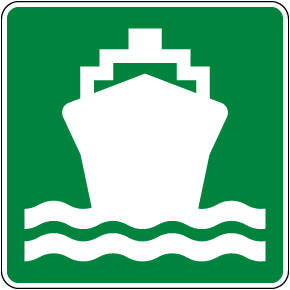 Passenger Ship Sign