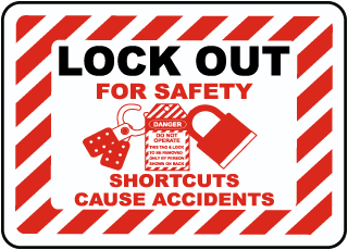 Shortcuts Cause Accidents Label