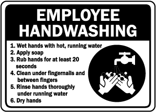 Employee Handwashing Sticker
