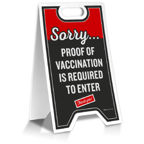 Proof of Vaccination Is Required to Enter Floor Stand