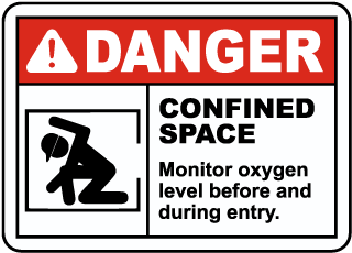 Monitor Oxygen Level Before and During Entry Sign