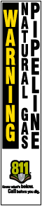 Warning Natural Gas Label