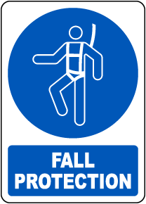 Fall Protection Sign