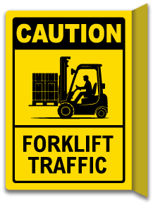 Caution Forklift Traffic Sign