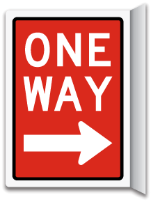One Way Sign