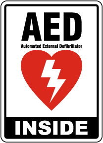 AED Inside Sign