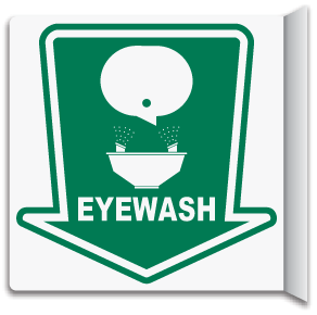 2-Way Eye Wash Sign