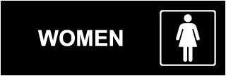 Women Restroom Sign