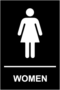 Women Restroom Sign