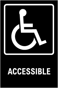 Accessible Restroom Sign