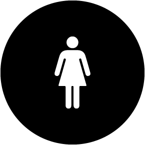 Women Symbol California Title 24 Door Sign