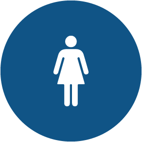 Women Symbol California Title 24 Door Sign