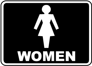 Women Restroom Sign