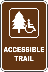 Accessible Trail Sign