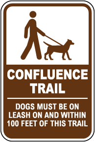 Confluence Trail Sign