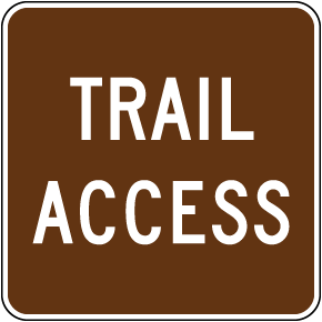 Trail Access Sign