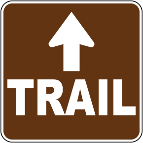 Trail Ahead Sign