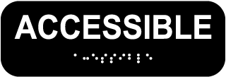 Accessible Sign with Braille