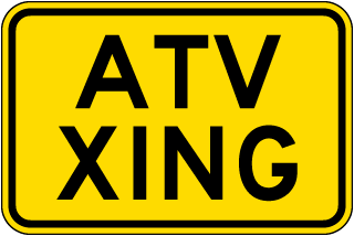ATV Xing Sign