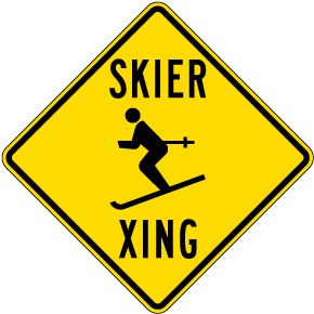 Snowmobile Crossing Sign – Trail Marker Plaque For Ski-Doo & Winter Fun Enthusiasts