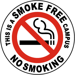 This is a Smoke Free Campus Label
