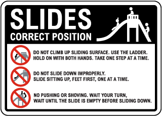 Slides Playground Sign