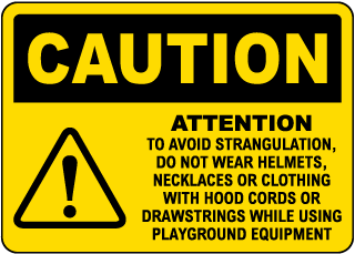Avoid Safety Hazards Rules Sign
