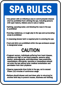 Rhode Island Spa Rules Sign