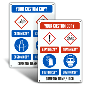 Mandatory PPE Sign + multiple symbol options