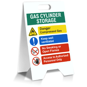 Gas Cylinder Storage Floor Stand