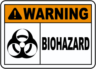 Warning Biohazard Sign
