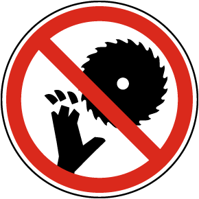 Rotating Cutting Blade Label