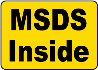 MSDS Inside Sign