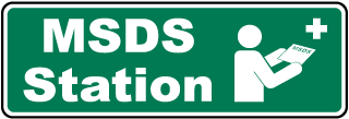 MSDS Station Sign