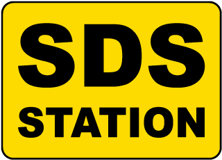 SDS Station Sign