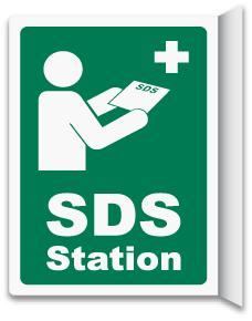 2-Way SDS Station Sign