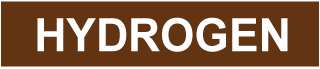 Hydrogen Pipe Label