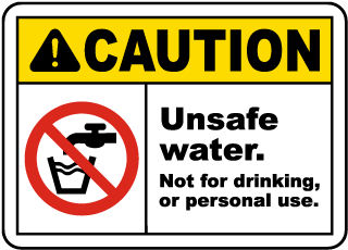 NO DRINKS DRINKING health and safety signs 6No 200x200mm 