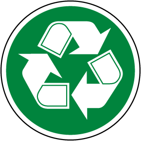 Recycle Symbol Label