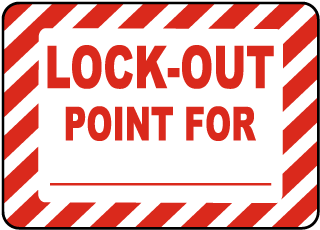Lock-Out Point For Label