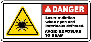 Laser Radiation When Open Label