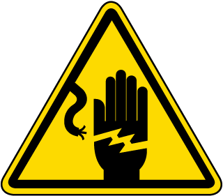 Electrical Shock Warning Label