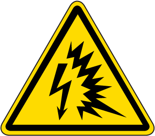 Arc Flash Explosion Warning Label