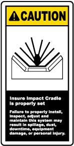 Ensure Impact Cradle Is Set Label