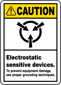 Electrostatic Sensitive Label