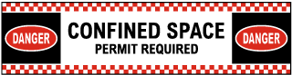Permit Required Floor Label