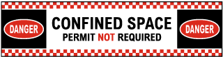 Permit Not Required Floor Sign